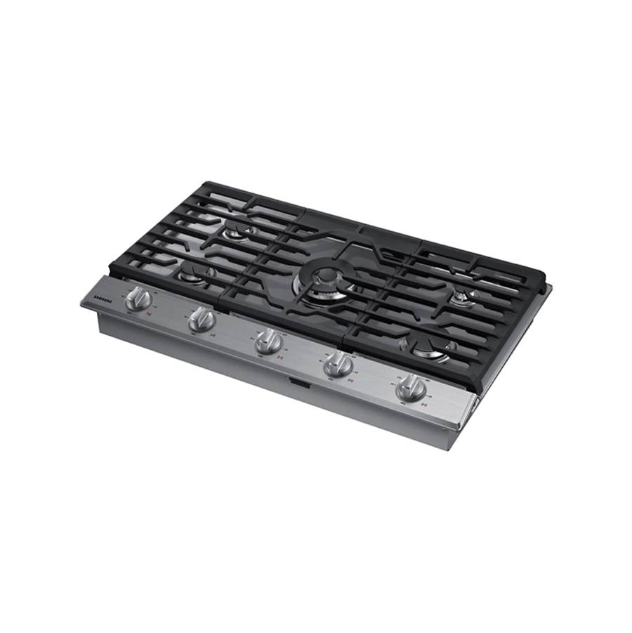 Five Burners, 1-19000 Power Burner, 1-13000 Power Burner, 2-9.50, 1-5000 Simmer, Illuminated Knobs, Aluminum Griddle, Wi-Fi, 36''