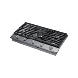 Five Burners, 1-19000 Power Burner, 1-13000 Power Burner, 2-9.50, 1-5000 Simmer, Illuminated Knobs, Aluminum Griddle, Wi-Fi, 36''