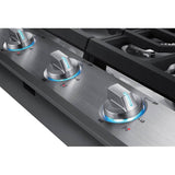 Five Burners, 1-19000 Power Burner, 1-13000 Power Burner, 2-9.50, 1-5000 Simmer, Illuminated Knobs, Aluminum Griddle, Wi-Fi, 36''