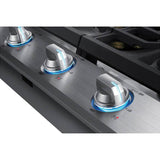 Five Burners, 1-22000 Dual Ring Brass, 1-13000 Power Burner, 2-9.5 K, 1-5000 Simmer, Illuminated Knobs, Die-cast Griddle, Wok Ring, Wi-Fi, 36''