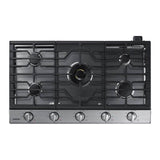 Five Burners, 1-22000 Dual Ring Brass, 1-13000 Power Burner, 2-9.5 K, 1-5000 Simmer, Illuminated Knobs, Die-cast Griddle, Wok Ring, Wi-Fi, 36''