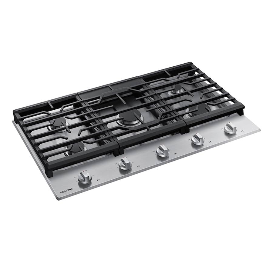 Five Burners, 1-17000 Power Burner, 1-13000, 2-9.5, 1-5000 Simmer, 36''
