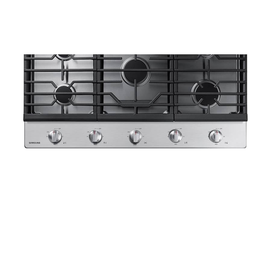 Five Burners, 1-17000 Power Burner, 1-13000, 2-9.5, 1-5000 Simmer, 36''