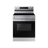 Samsung - Electric Freestanding with 4 Element Cooktop and Steam Clean, 6.3 cu-ft - Stainless Steel