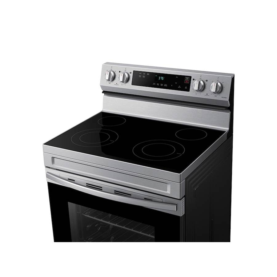 Electric Freestanding with 4 Element Cooktop and Steam Clean, 6.3 cu-ft