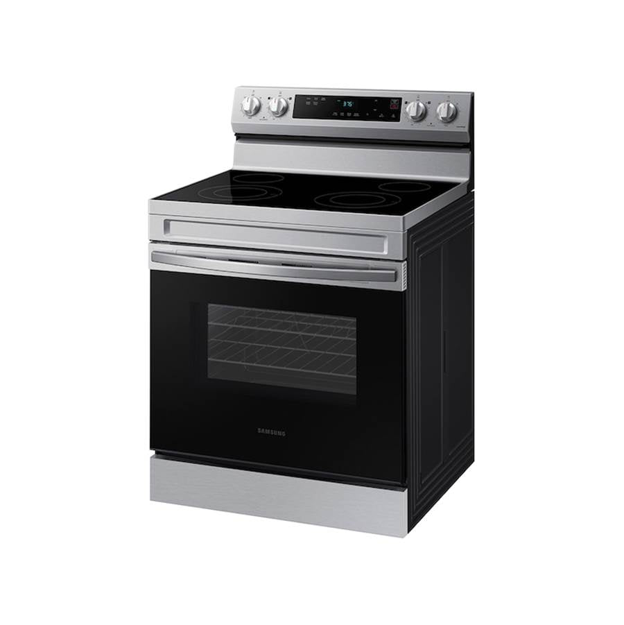 Electric Freestanding with 4 Element Cooktop and Steam Clean, 6.3 cu-ft