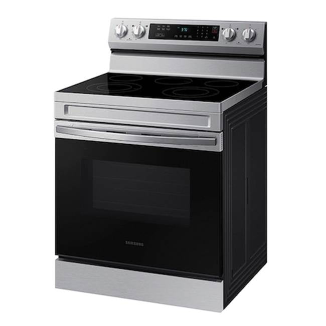 Electric Freestanding with 5 Element Cooktop and Steam Self Clean, 6.3 cu-ft