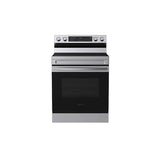 Electric Freestanding with 5 Element Cooktop and Steam Self Clean, 6.3 cu-ft