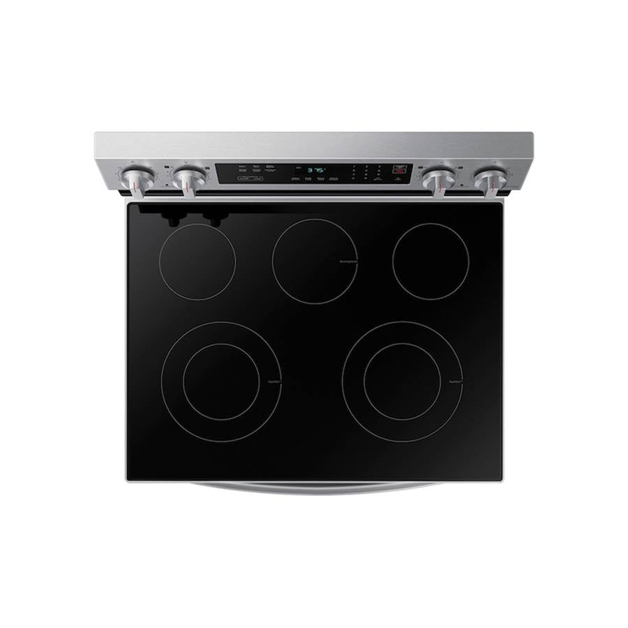 Electric Freestanding with 5 Element Cooktop and Steam Self Clean, 6.3 cu-ft