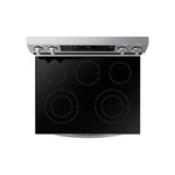 Electric Freestanding with 5 Element Cooktop and Steam Self Clean, 6.3 cu-ft