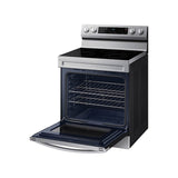 Electric Freestanding with 5 Element Cooktop and Steam Self Clean, 6.3 cu-ft