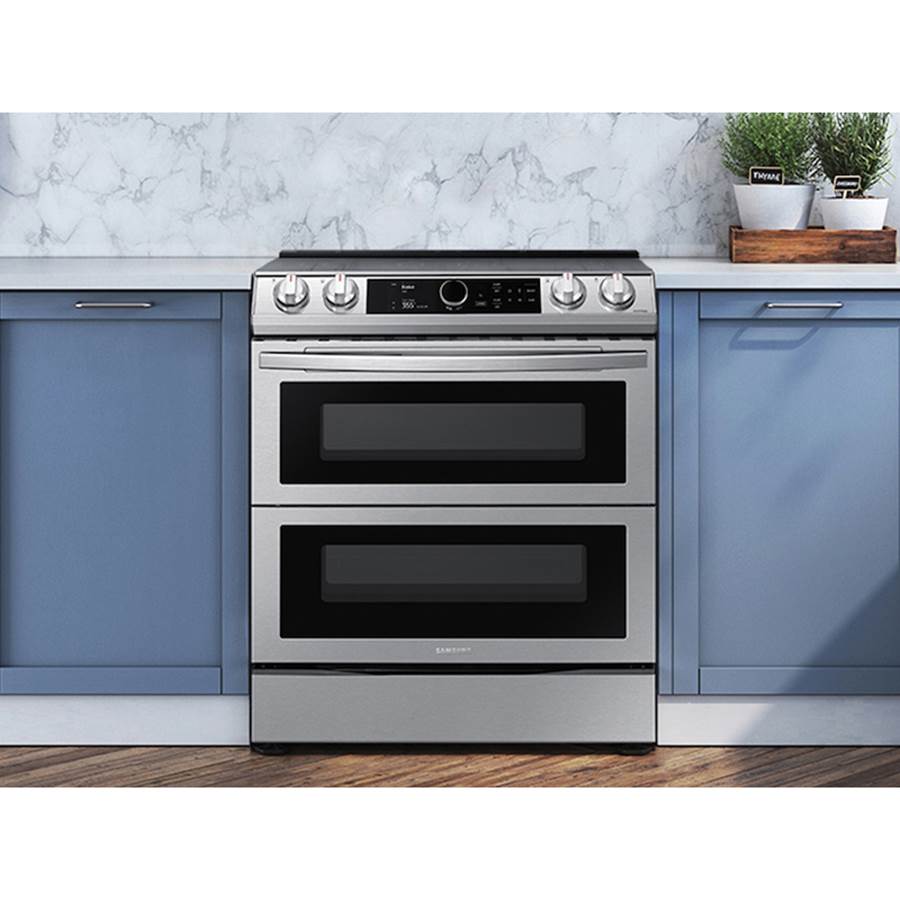 Slide-In Electric with Flex Duo, Smart Dial and Air Fry, 6.3 cu-ft
