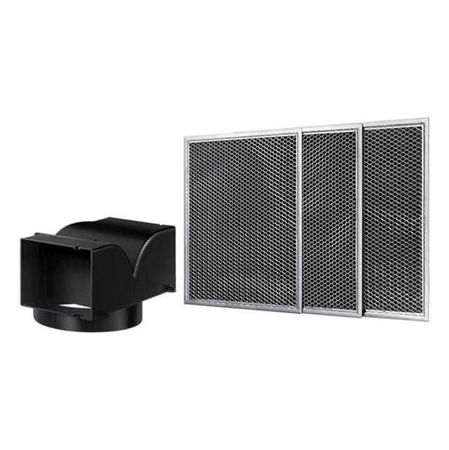 Samsung - Recirculation Kit for (5000 Series) Range Hoods - Black
