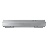Samsung - Under Cabinet Exterior Venting, LED Lighting, Metal Grease Filter, 350 cfm, 30'' - Stainless Steel