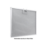 Under Cabinet Exterior Venting, LED Lighting, Metal Grease Filter, 350 cfm, 30''