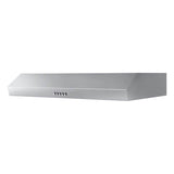 Under Cabinet Exterior Venting, LED Lighting, Metal Grease Filter, 350 cfm, 30''
