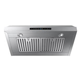 Under Cabinet Exterior Venting (Recirculating Capable), LED Lighting, Baffle Filters, Hood Connectivity, Wi-Fi, 390 cfm (600 cfm Capable), 30''