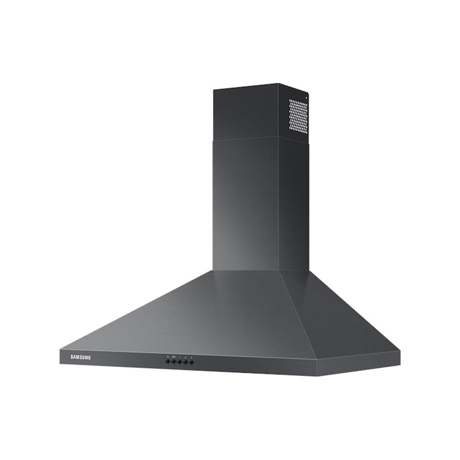Wall Mount Chimney Exterior Venting (Recirculating Capable), 390 cfm, LED Lighting, Aluminum Mesh Filters, 30''