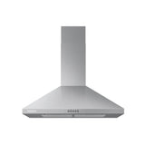 Samsung - Wall Mount Chimney Exterior Venting (Recirculating Capable), 390 cfm, LED Lighting, Aluminum Mesh Filters, 30'' - Stainless Steel