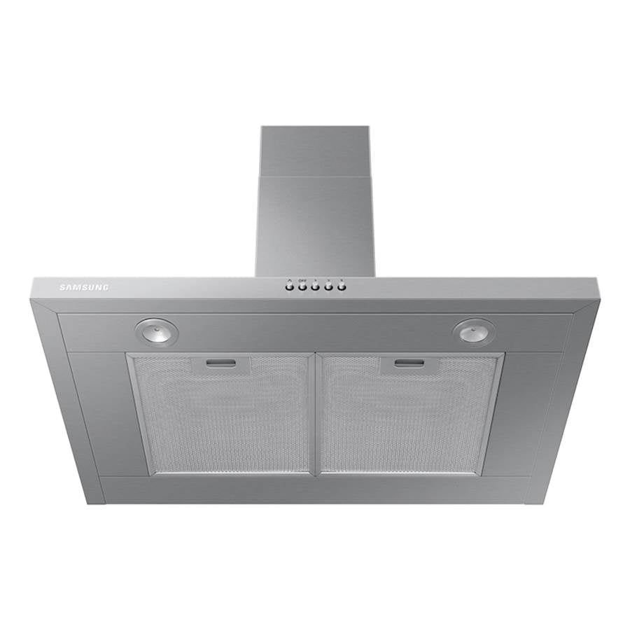 Wall Mount Chimney Exterior Venting (Recirculating Capable), 390 cfm, LED Lighting, Aluminum Mesh Filters, 30''