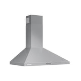 Wall Mount Chimney Exterior Venting (Recirculating Capable), 390 cfm, LED Lighting, Aluminum Mesh Filters, 30''