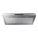 Under Cabinet Exterior Venting (Recirculating Capable), LED Lighting, Baffle Filters, Hood Connectivity, Wi-Fi, 390 cfm (600 cfm Capable), 36''
