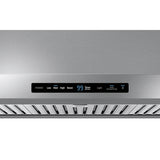 Under Cabinet Exterior Venting (Recirculating Capable), LED Lighting, Baffle Filters, Hood Connectivity, Wi-Fi, 390 cfm (600 cfm Capable), 36''