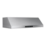 Under Cabinet Exterior Venting (Recirculating Capable), LED Lighting, Baffle Filters, Hood Connectivity, Wi-Fi, 390 cfm (600 cfm Capable), 36''
