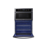 Microwave Oven Combination, Thermal, Self-Clean Steam Clean, Glass Touch, 2 Wire Racks (Lower), Wi-Fi, 1.9 cu-ft (Upper) 5.1 cu-ft (Lower), 30''
