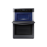 Microwave Oven Combination, Thermal, Self-Clean Steam Clean, Glass Touch, 2 Wire Racks (Lower), Wi-Fi, 1.9 cu-ft (Upper) 5.1 cu-ft (Lower), 30''