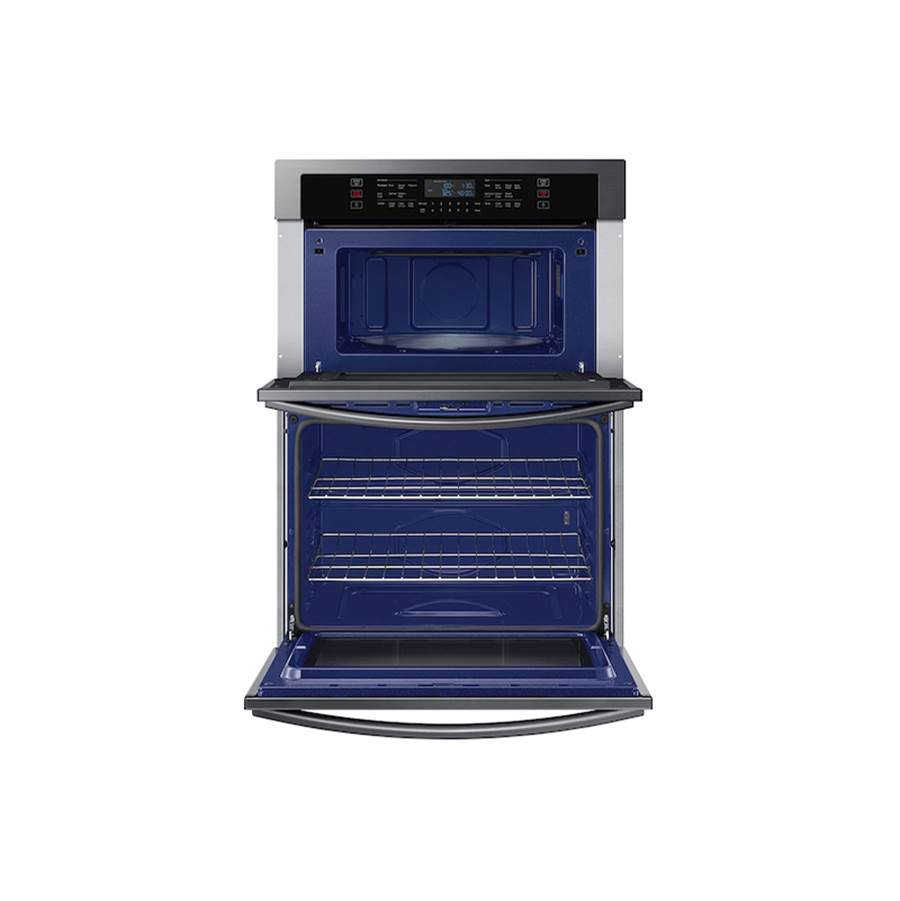 Microwave Oven Combination, Thermal, Self-Clean Steam Clean, Glass Touch, 2 Wire Racks (Lower), Wi-Fi, 1.9 cu-ft (Upper) 5.1 cu-ft (Lower), 30''