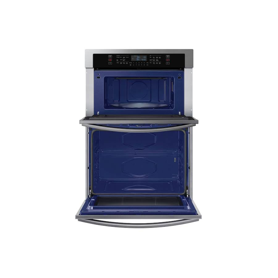 Microwave Oven Combination, Thermal, Self-Clean Steam Clean, Glass Touch, 2 Wire Racks (Lower), Wi-Fi, 1.9 cu-ft (Upper) 5.1 cu-ft (Lower), 30''
