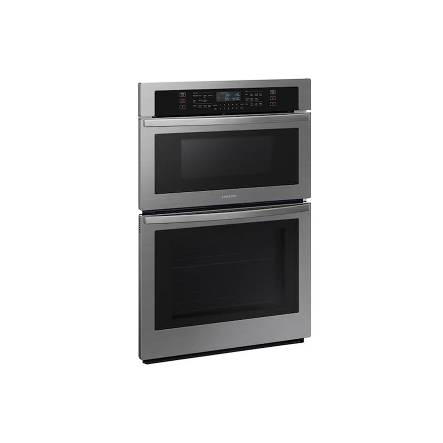 Microwave Oven Combination, Thermal, Self-Clean Steam Clean, Glass Touch, 2 Wire Racks (Lower), Wi-Fi, 1.9 cu-ft (Upper) 5.1 cu-ft (Lower), 30''