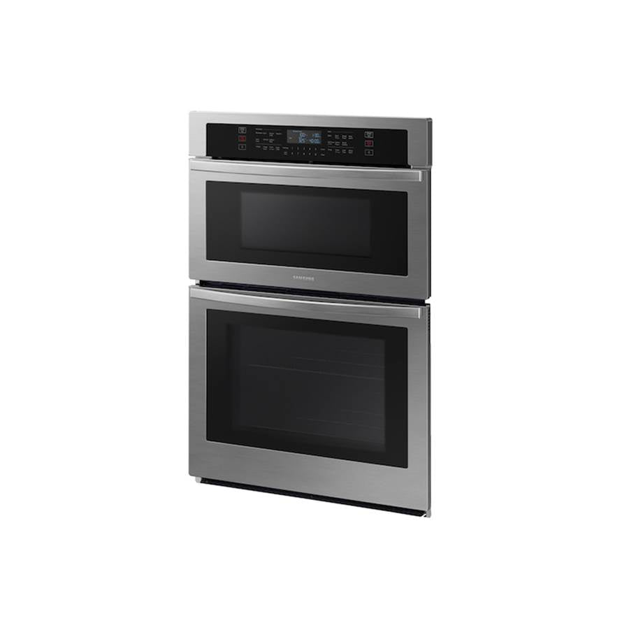 Microwave Oven Combination, Thermal, Self-Clean Steam Clean, Glass Touch, 2 Wire Racks (Lower), Wi-Fi, 1.9 cu-ft (Upper) 5.1 cu-ft (Lower), 30''