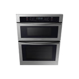 Microwave Oven Combination, Thermal, Self-Clean Steam Clean, Glass Touch, 2 Wire Racks (Lower), Wi-Fi, 1.9 cu-ft (Upper) 5.1 cu-ft (Lower), 30''