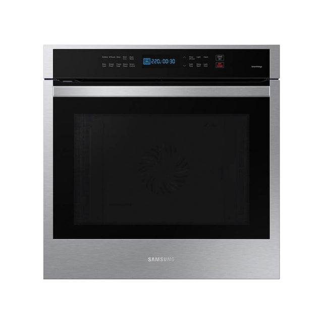 Samsung - Single Oven, True Convection, Ladder Racks,  Digital Touch Controls, Wi-Fi, Catalytic Clean Steam Clean, 3.1 cu-ft, 24'' - Stainless Steel