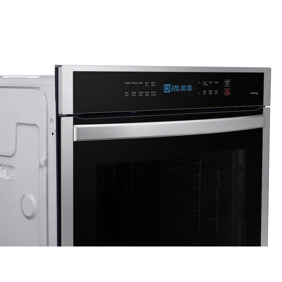 Single Oven, True Convection, Ladder Racks,  Digital Touch Controls, Wi-Fi, Catalytic Clean Steam Clean, 3.1 cu-ft, 24''