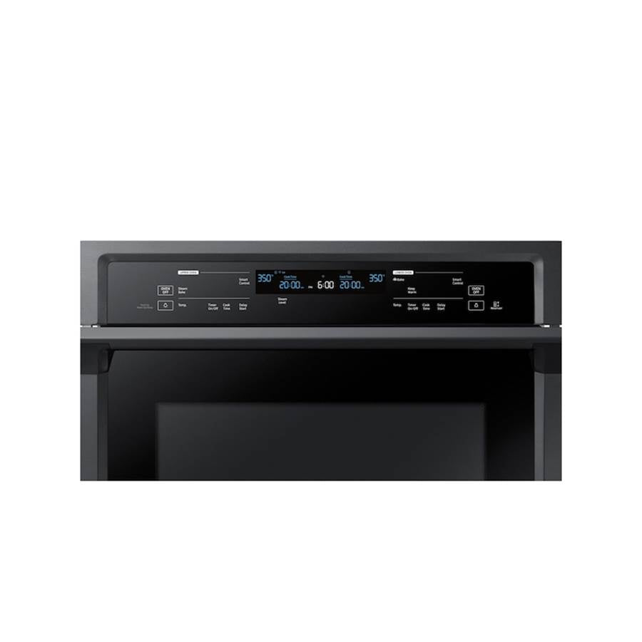 Double Oven, Steam Cooking, Dual Fan True Convection, Spotlight Lighting System, Backlit Touch Controls, Glide Rack (Upper), Wi-Fi, 5.1 cu-ft, 30''