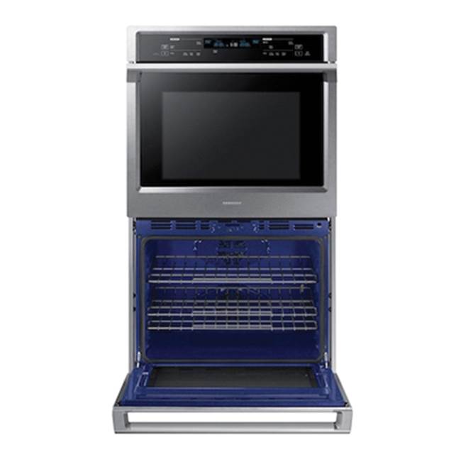 Double Oven, Steam Cooking, Dual Fan True Convection, Spotlight Lighting System, Backlit Touch Controls, Glide Rack (Upper), Wi-Fi, 5.1 cu-ft, 30''