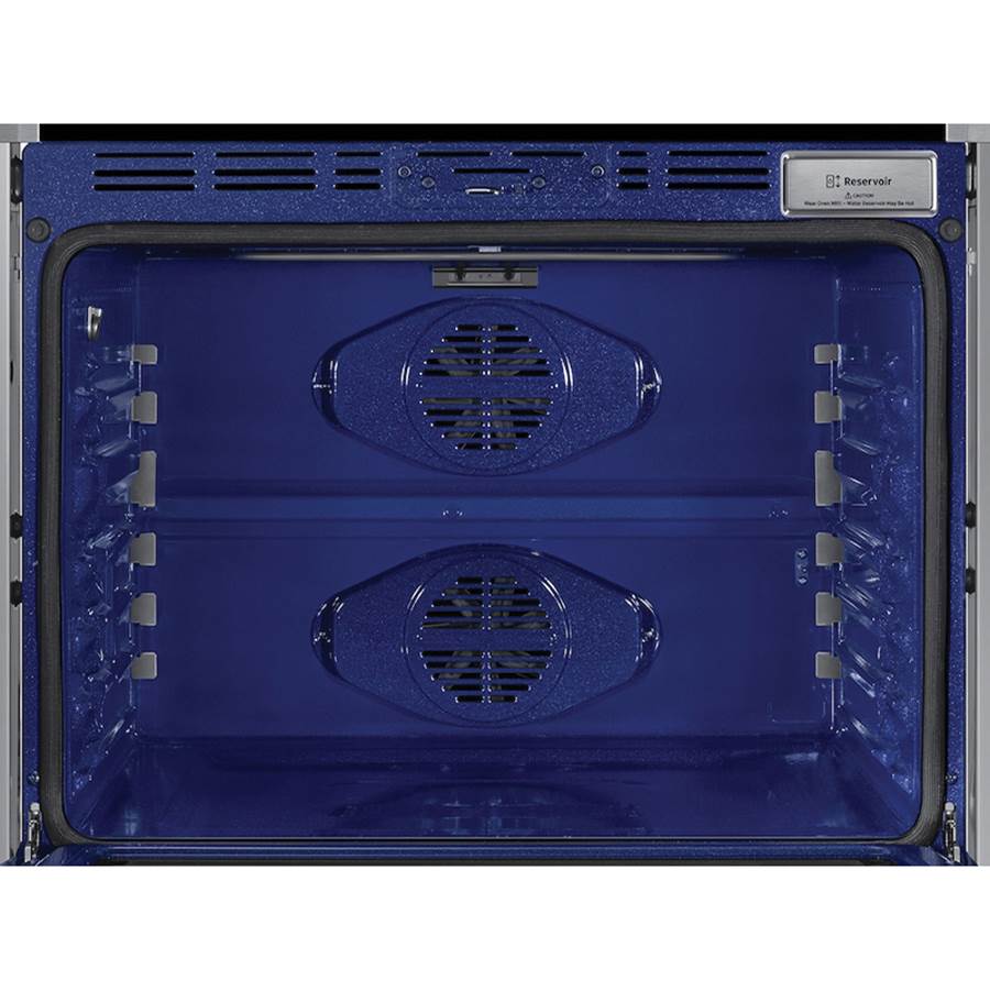 Double Oven, Steam Cooking, Dual Fan True Convection, Spotlight Lighting System, Backlit Touch Controls, Glide Rack (Upper), Wi-Fi, 5.1 cu-ft, 30''