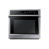 Samsung - Single Oven, Flex Duo, Knob LCD Interface, Steam Cooking, Dual Fan True Convection, Spotlight Lighting System, Glide Rack, Wi-Fi, 5.1 cu-ft, 30'' - Stainless Steel