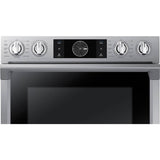 Double Oven, Flex Duo (Upper), Knob LCD Interface, Steam Cooking, Dual Fan True Convection, Glide Rack (Both), Wi-Fi, 5.1 cu-ft, 30''