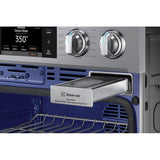 Double Oven, Flex Duo (Upper), Knob LCD Interface, Steam Cooking, Dual Fan True Convection, Glide Rack (Both), Wi-Fi, 5.1 cu-ft, 30''