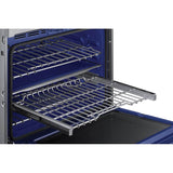 Double Oven, Flex Duo (Upper), Knob LCD Interface, Steam Cooking, Dual Fan True Convection, Glide Rack (Both), Wi-Fi, 5.1 cu-ft, 30''