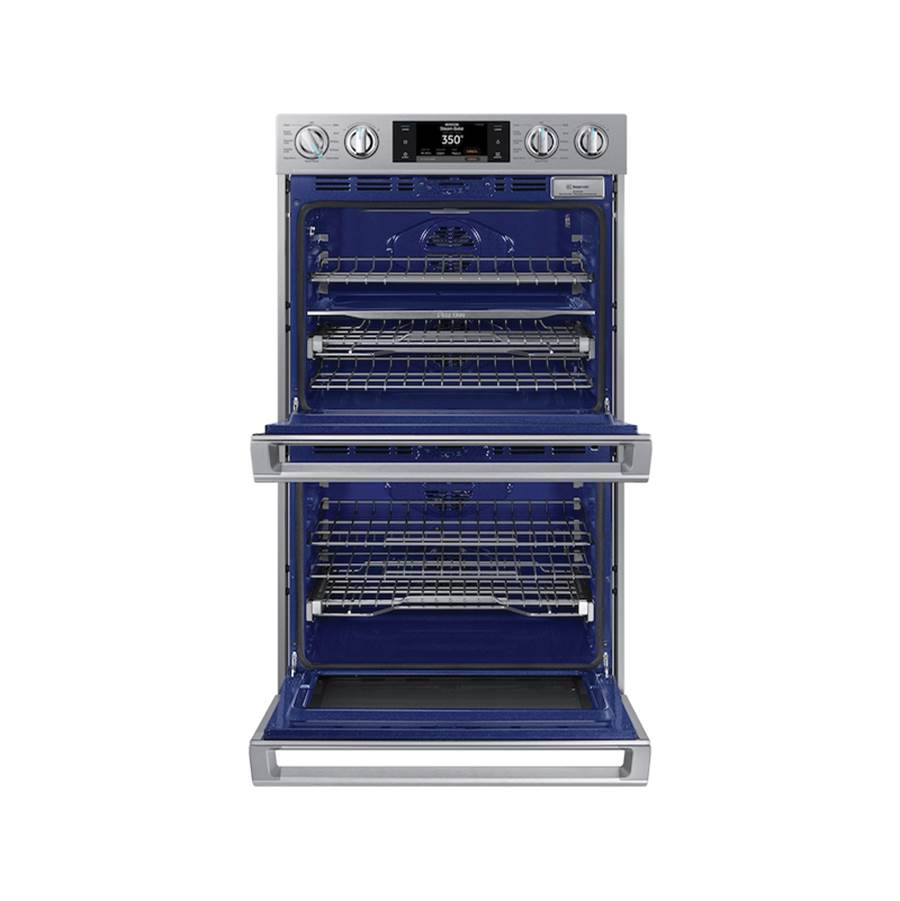Double Oven, Flex Duo (Upper), Knob LCD Interface, Steam Cooking, Dual Fan True Convection, Glide Rack (Both), Wi-Fi, 5.1 cu-ft, 30''