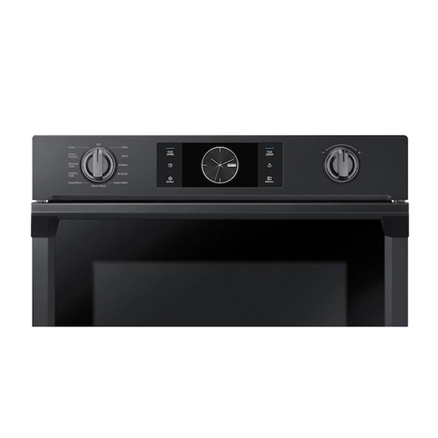 Double Oven, Steam Cooking, Dual Fan True Convection, Spotlight Lighting System, Backlit Touch Controls, Glide Rack (Upper), Wi-Fi, 5.1 cu-ft, 30''