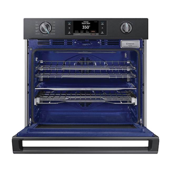 Double Oven, Steam Cooking, Dual Fan True Convection, Spotlight Lighting System, Backlit Touch Controls, Glide Rack (Upper), Wi-Fi, 5.1 cu-ft, 30''