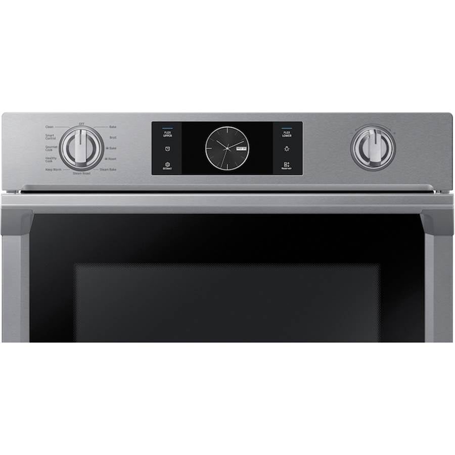 Double Oven, Steam Cooking, Dual Fan True Convection, Spotlight Lighting System, Backlit Touch Controls, Glide Rack (Upper), Wi-Fi, 5.1 cu-ft, 30''