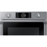 Double Oven, Steam Cooking, Dual Fan True Convection, Spotlight Lighting System, Backlit Touch Controls, Glide Rack (Upper), Wi-Fi, 5.1 cu-ft, 30''