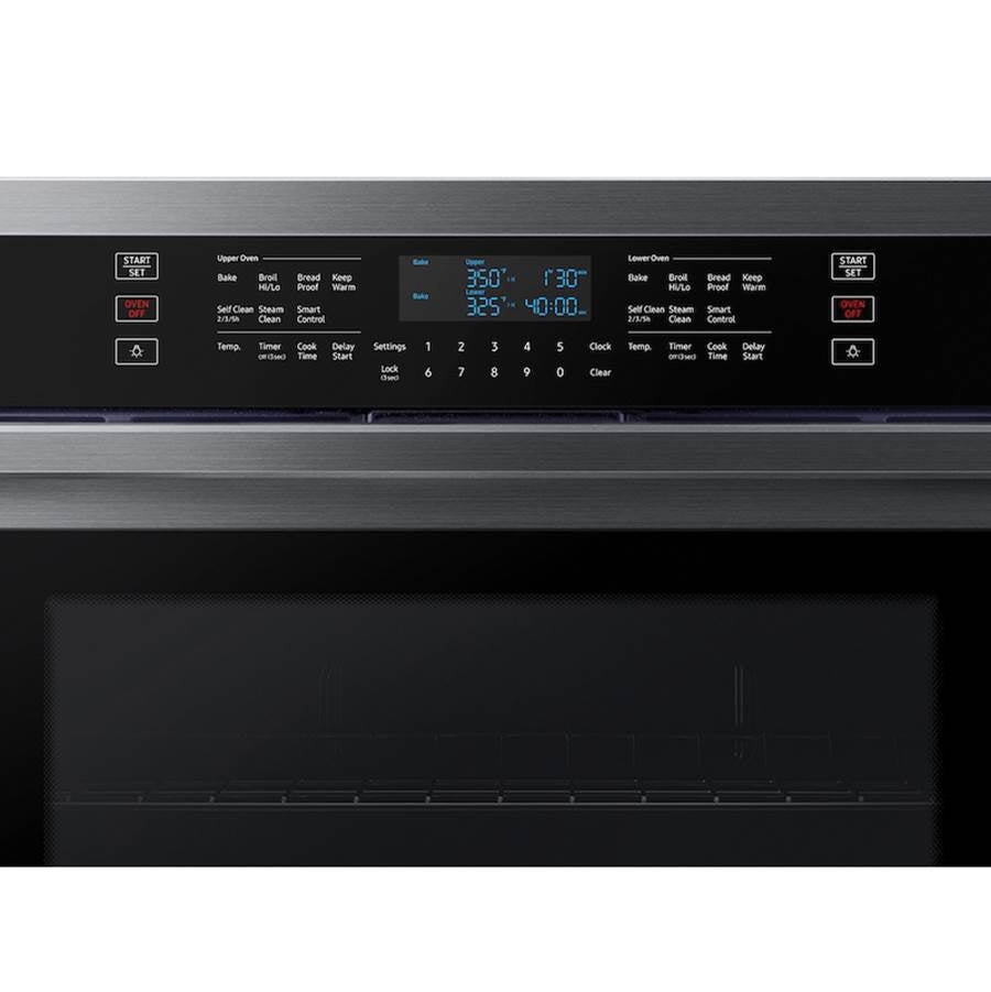 Double Oven, Thermal, Self-Clean Steam Clean, Halogen Lighting System, Glass Touch Controls, 2-Wire Racks (Upper and Lower), Wi-Fi, 5.1 cu-ft, 30''